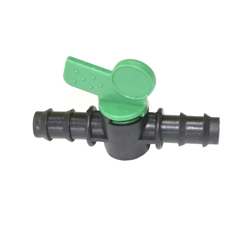 Interruptor de Control de 20 piezas recto para jardín y agricultura, MANGUERA DE AGUA, sistema de riego para verduras, válvulas de cierre, herramienta de conexión