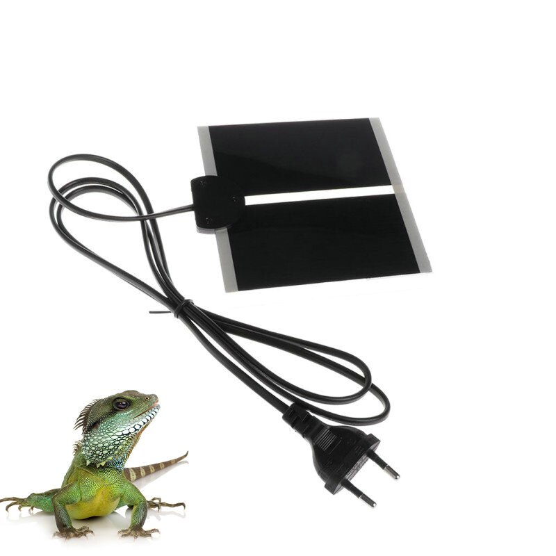 Tapis chauffant pour animaux domestiques | Tapis chauffant Reptile pour couveuse, tapis chauffant pour animaux de compagnie, coussin chauffant pour brassage Reptiles et Amphibians fournitures, prise ue 5/7/14/20/28W