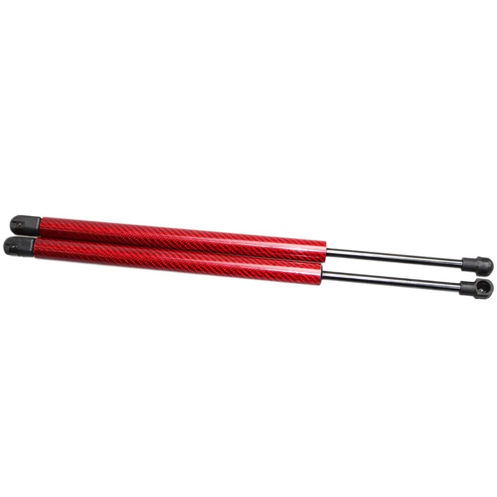 for HYUNDAI ACCENT II (LC) 2000-2005 Hatchback Front Hood Bonnet carbon fiber Gas Spring Struts Prop Lift Support Damper 587mm: red carbon fiber