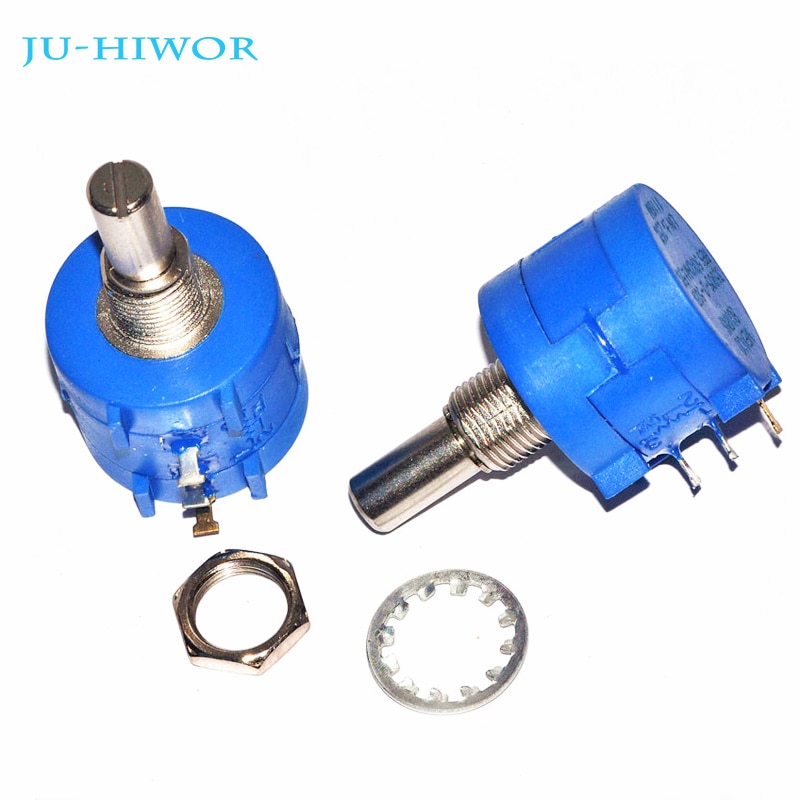 10pcs 3590S-2 Precision Multi-turn Potentiometer Trimmer Adjustable Resistance 100 200 500 1K 2K 5K 10K 20K 50K 100K Ohms