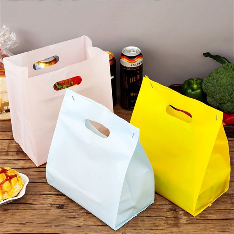 10pc Disposable Plastic Packaging Bag Baking Packaging Bag Kitchen Accessories Dessert Takeaway Bag Kitchen Gadgets Birthday.75z