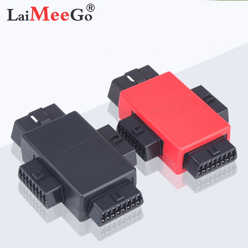 OBD2 OBDII Full 16 Pin Male to 3 Female 1 to 3 OBD Cable Splitter Converter Adapter for Diagnostic Extender