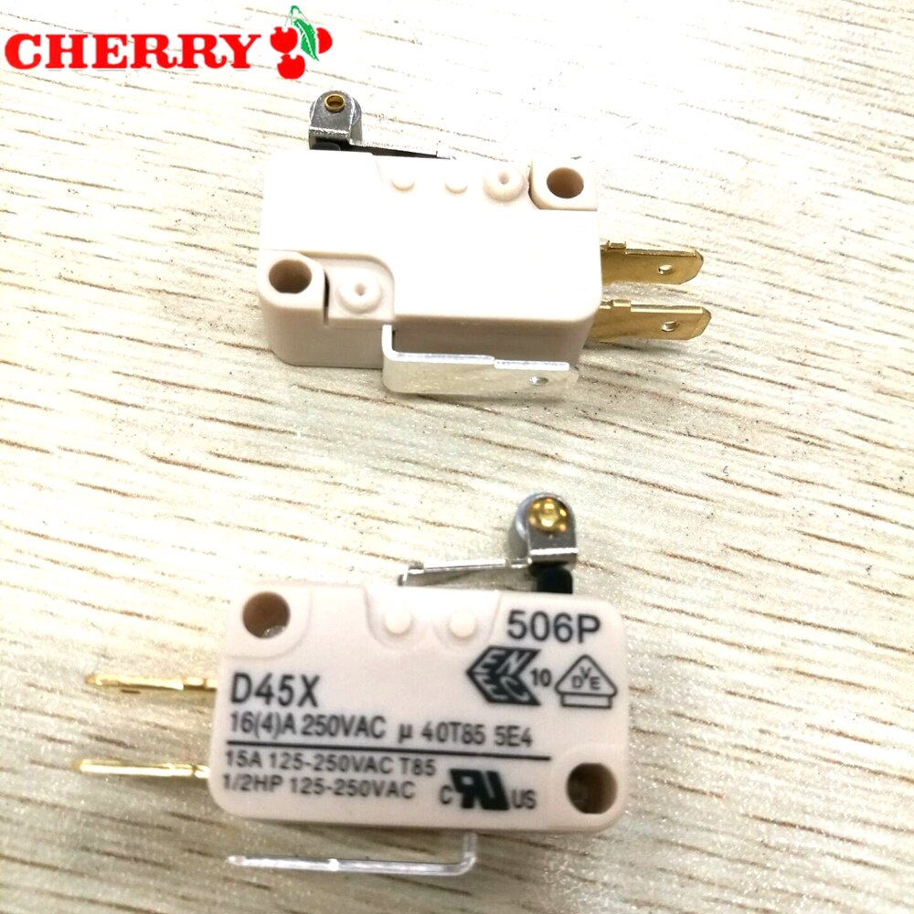 Micro interrupteur CHERRY original D45X 16A court/long/poulie/poignée pliée 10A 250V