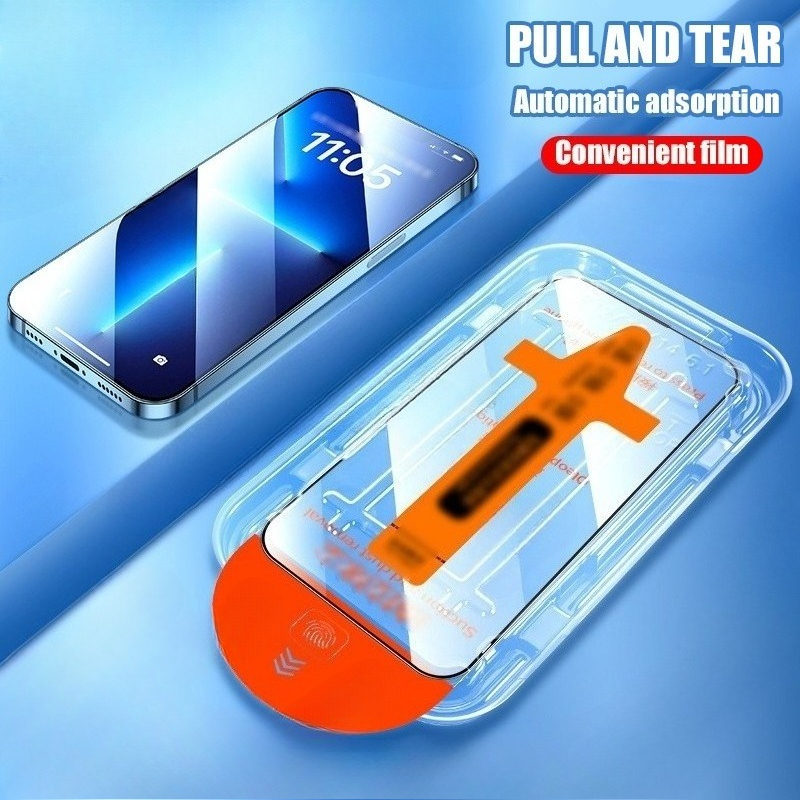 4Pcs Ultra Clear Screen Protector for iPhone 17 16 15 Pro Max 14 13 12 Pro 16e 14 15 Plus 17 Air Easy Installation Tempered Film