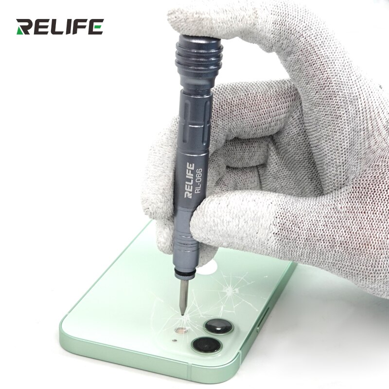 RELIFE-pluma de chorro de RL-066, pluma de demolición de grietas, cubierta trasera de lente de cristal de cámara para iPhone 11, 12 pro, herramientas de reparación de chorro
