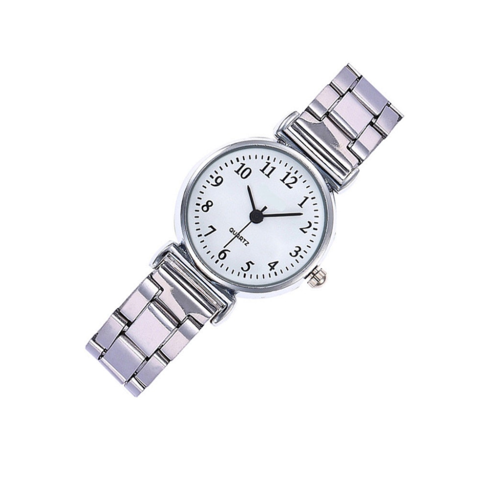 Horloges Eenvoudige Vrouwelijke Klok Vrouwen Wathes Rvs Armband Horloge Luxe Casual Dames Quartz Horloge Klok * Een