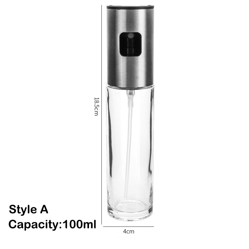 Oil Sprayer for Cooking Olive Oil Sprayer Mister Olive Oil Spray Bottle Olive Oil Spray for Salad, BBQ, Kitchen Baking: Style A 100ML