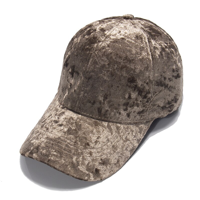 Casquette de Baseball en velours doré pour hommes et femmes, casquette coupe-vent de couleur unie