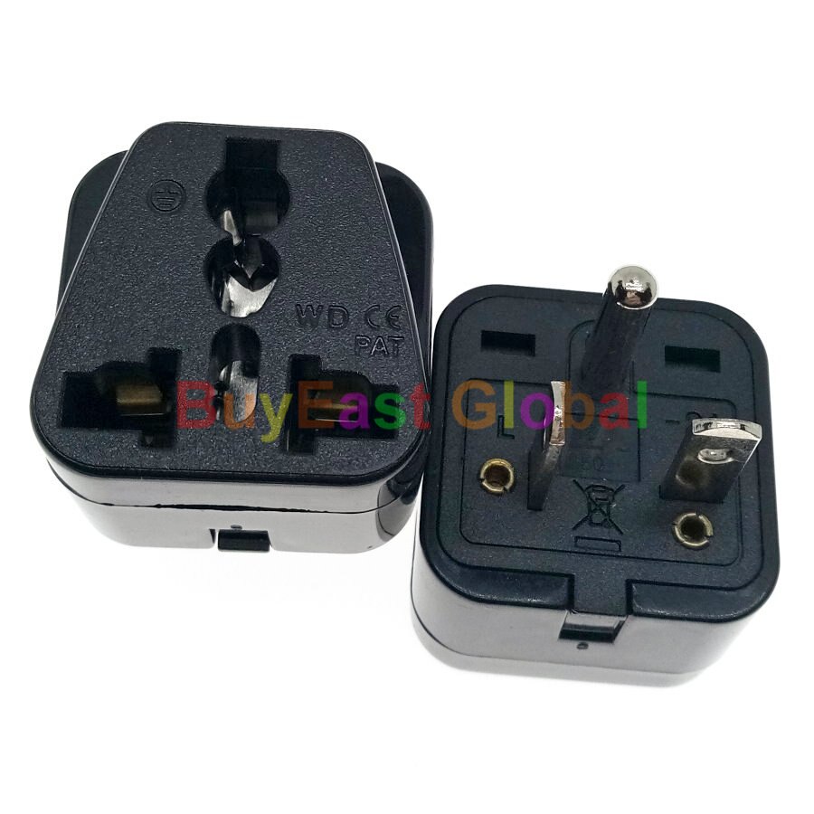 2 IN 1 - US NEMA 6-20P Electrical Plug Adapter - AC 208/220/230/240V- 10A Max Black / White
