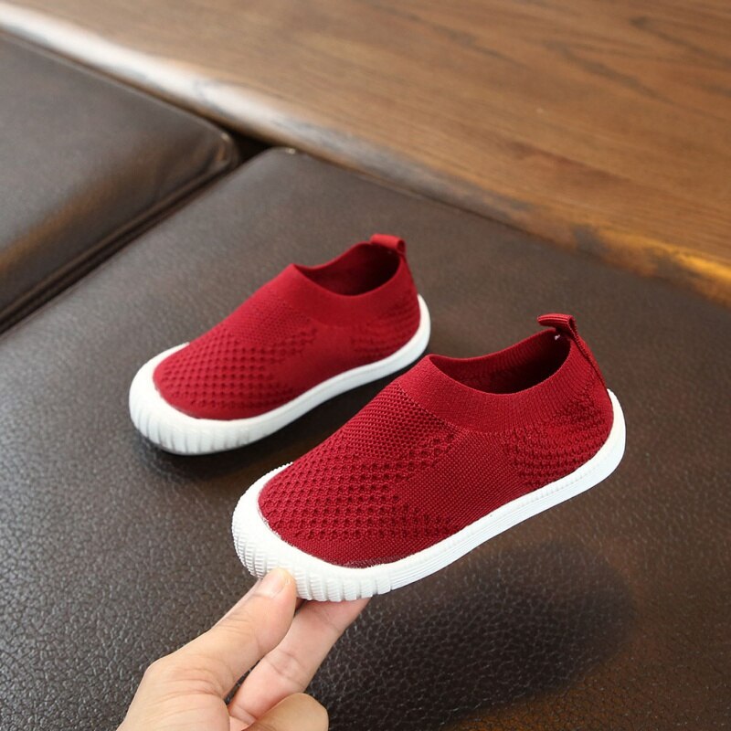children's casual shoes boys and girls shoes candy color non-slip wear-resistant breathable one foot single shoes