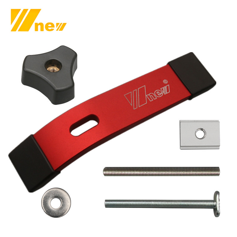 T Track Hold Down Clamps Double Cut Profile Universal T-Track Clamps Woodworking and T Track CNC Aluminum Alloy Router Clamps