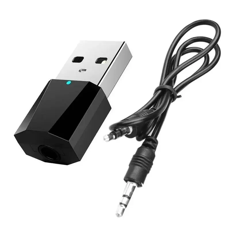 Bluetooth 4.0 Audio Receiver Transmitter Mini 3.5mm Jack AUX / RCA USB Stereo Music Wireless Adapter for TV Car PC Headphones: Default Title