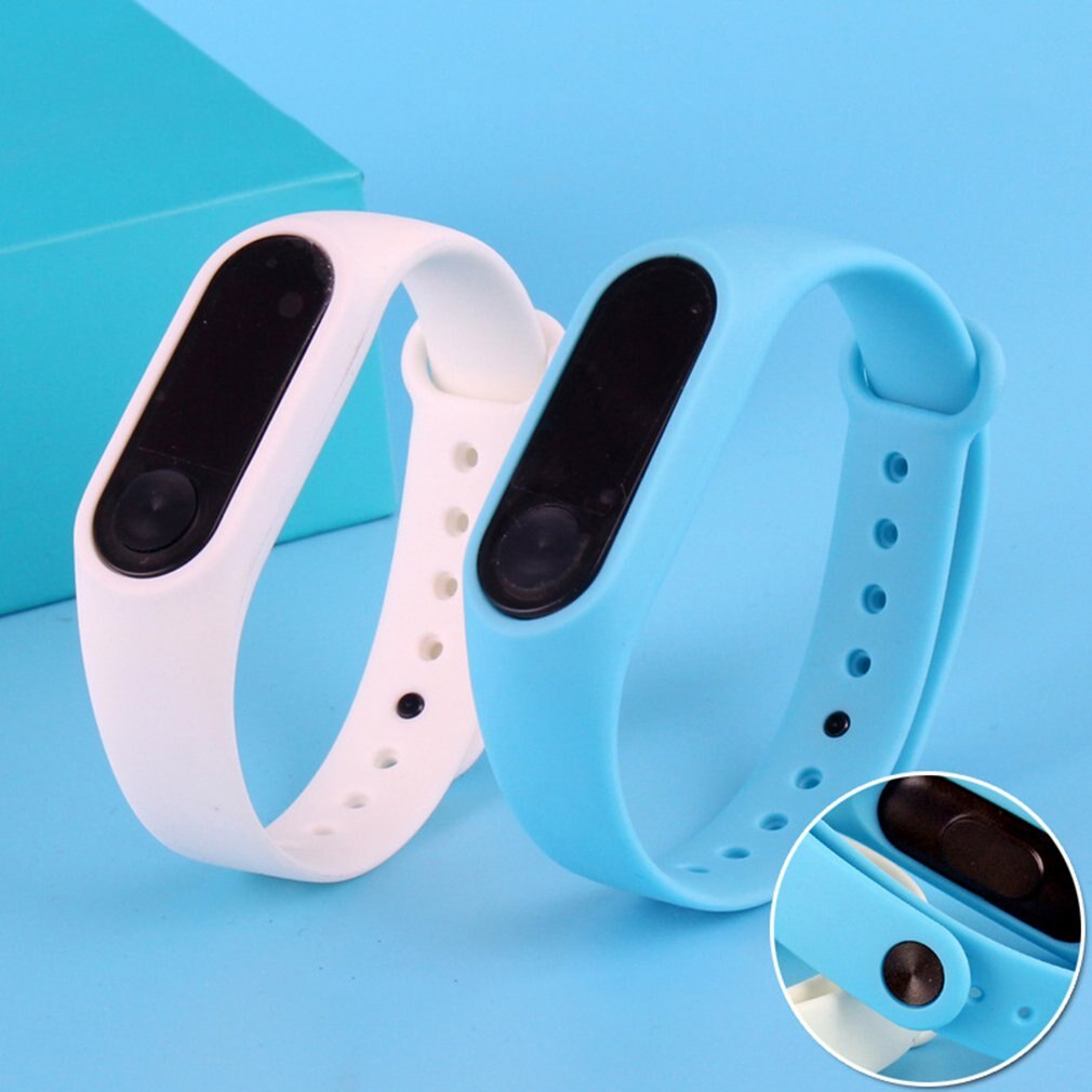 Led elektronische digitale armbandhorloges casual sporthorloge snoepkleurige siliconen koppels polshorloge