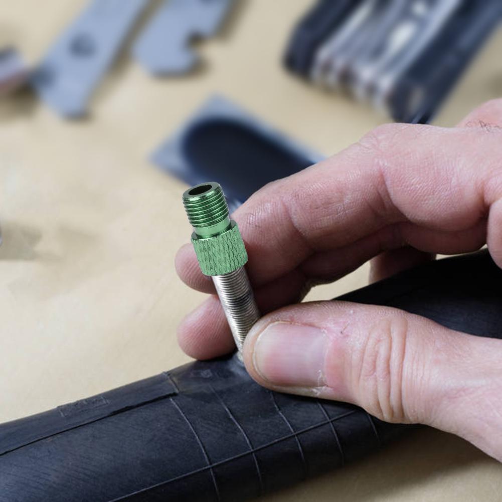 Adaptador de válvula Schrader, convertidor de válvula de bicicleta resistente al desgaste, Presta a valvula Schrader, adaptador de válvula, accesorio de ciclismo,