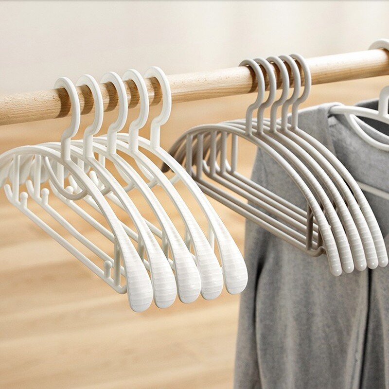 Cintres antidérapants pour vêtements, 10 pièces/ensemble, cintre en plastique épais, Anti-déformation, pour la maison