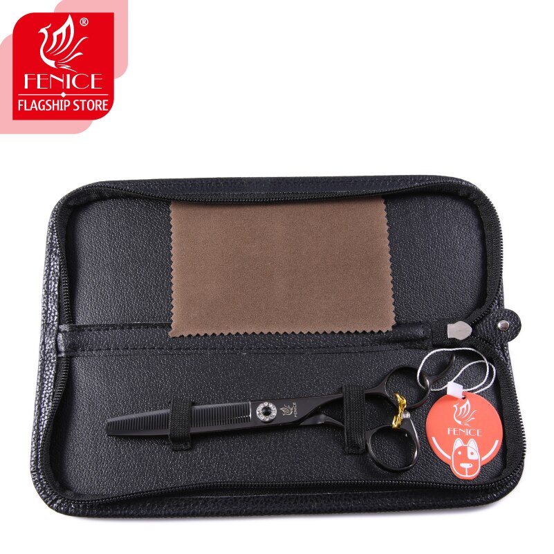 Fenice Professionele Roestvrij Staal 6.5 Inch Dunner Schaar Voor Pet Dog Grooming Dunner Dunner Tarief 35%
