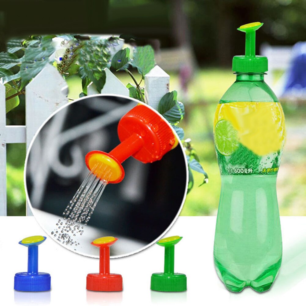 Gardening Plant Watering Attachment Spray-head Soft Drink Bottle Water Can Top Waterers Seedling Irrigation Equipment
