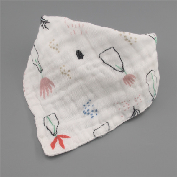 5 Stuks/partij Baby Slabbetjes Meisjes Jongens Baby Doek Cartoon Afdrukken Babyvoeding Bandana Slabbetjes Katoenen Garen Bebe Accessoire Baby Als: 10