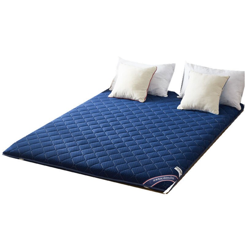 Monteret madras quiltet gulv futon madras blød tyk sammenklappelig madras komfort bærbar camping sovende gæsteseng