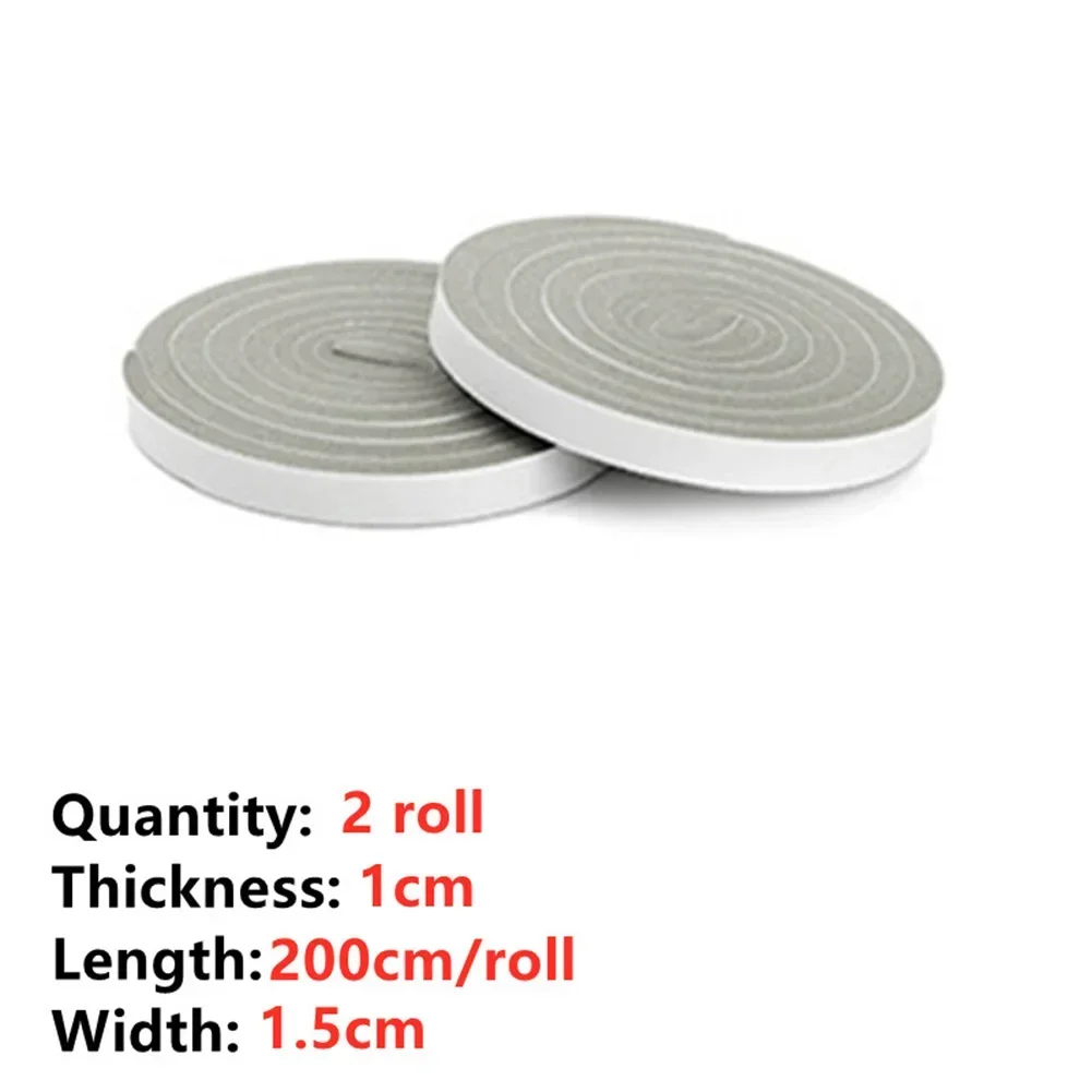 Door Window Sealing Strips Sound-Proof Foam Weatherstrip Noise Insulation Draft Excluder Bottom Seal Strip Blocker Wind Guard: Khaki