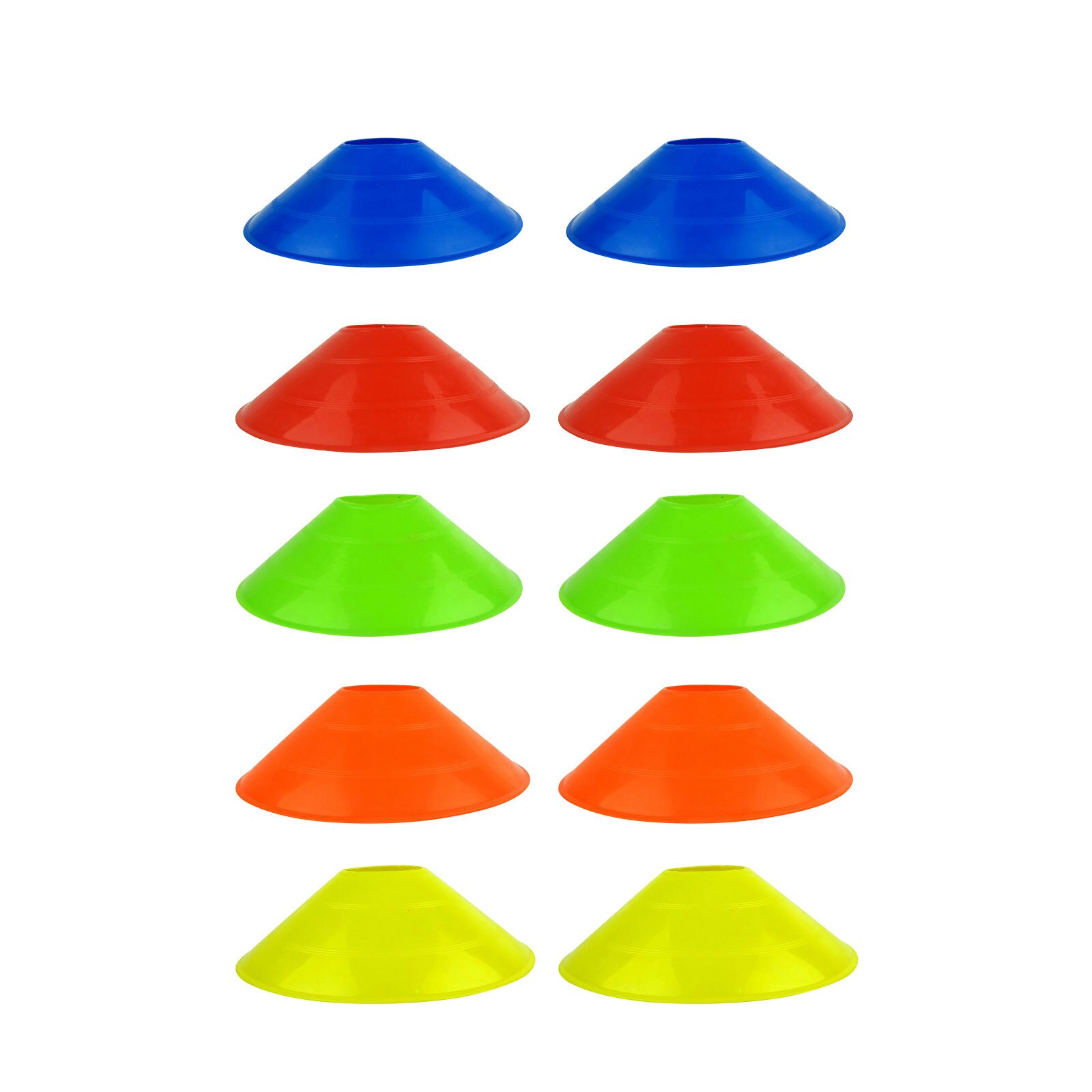 10/20/50PC Marking Cone Competitive Cross Training Outdoor Exercise Football Sports Cone Marking Disc Obstacle Equipment