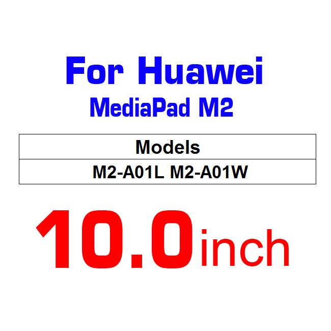 Gehärtetem Glas Für HuaWei Mediapad T2 M2 Profi 10 8 7 Lite 10,1 JDN-AL100 JDN-W09 FDR-A01W A03L M2-A01L M2-801 802L für C5 10,1": Huawei M2 10.0 Zoll