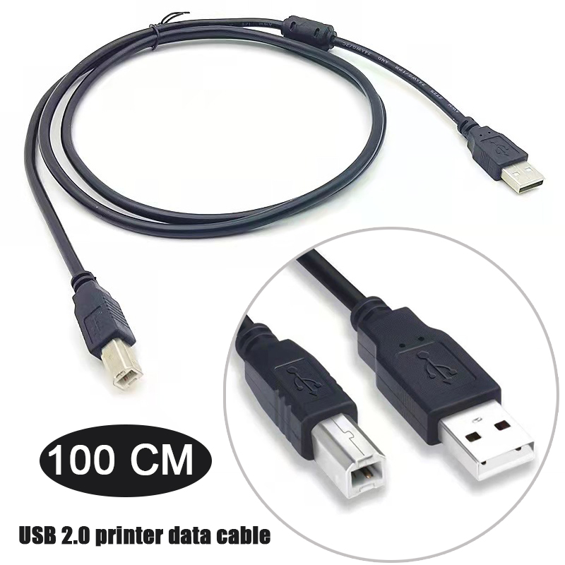 Nowa drukarka USB udostępnia kabel przełącznika 2 szt. robić 1 urządzenie USB na 2 komputery udostępnia kable USB robić drukarki z klawiaturą 1 w 2 na zewnątrz: pomarańczowy