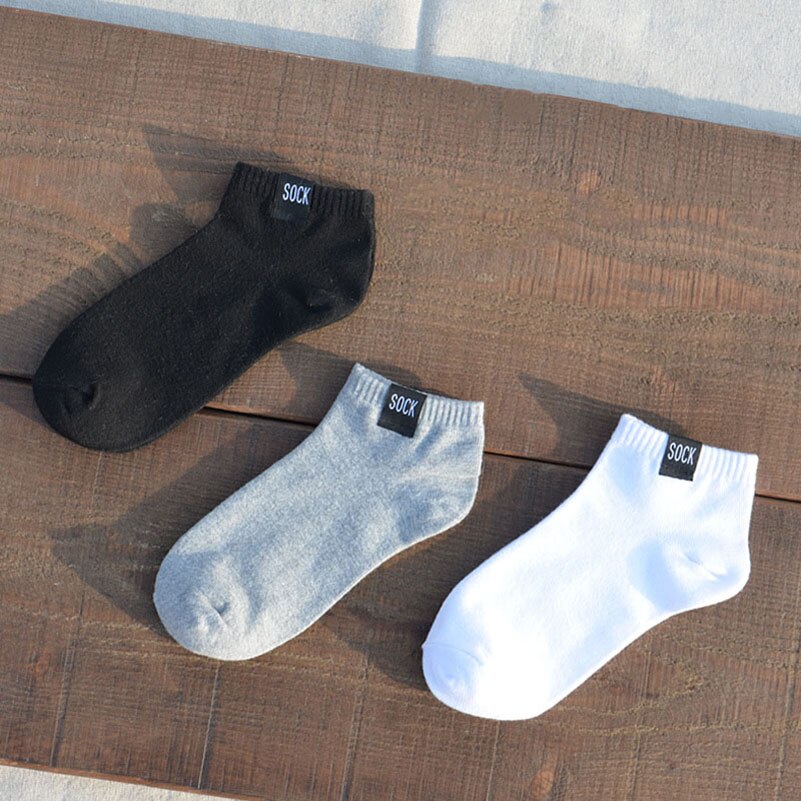 LKWDer 5 Pairs Mens Socks Men Sock Extra Large Big Plus Size 45,47,48 Ankle Socks Men Casual Sox Calcetines Hombre Meias: D free color / EUR 38-43