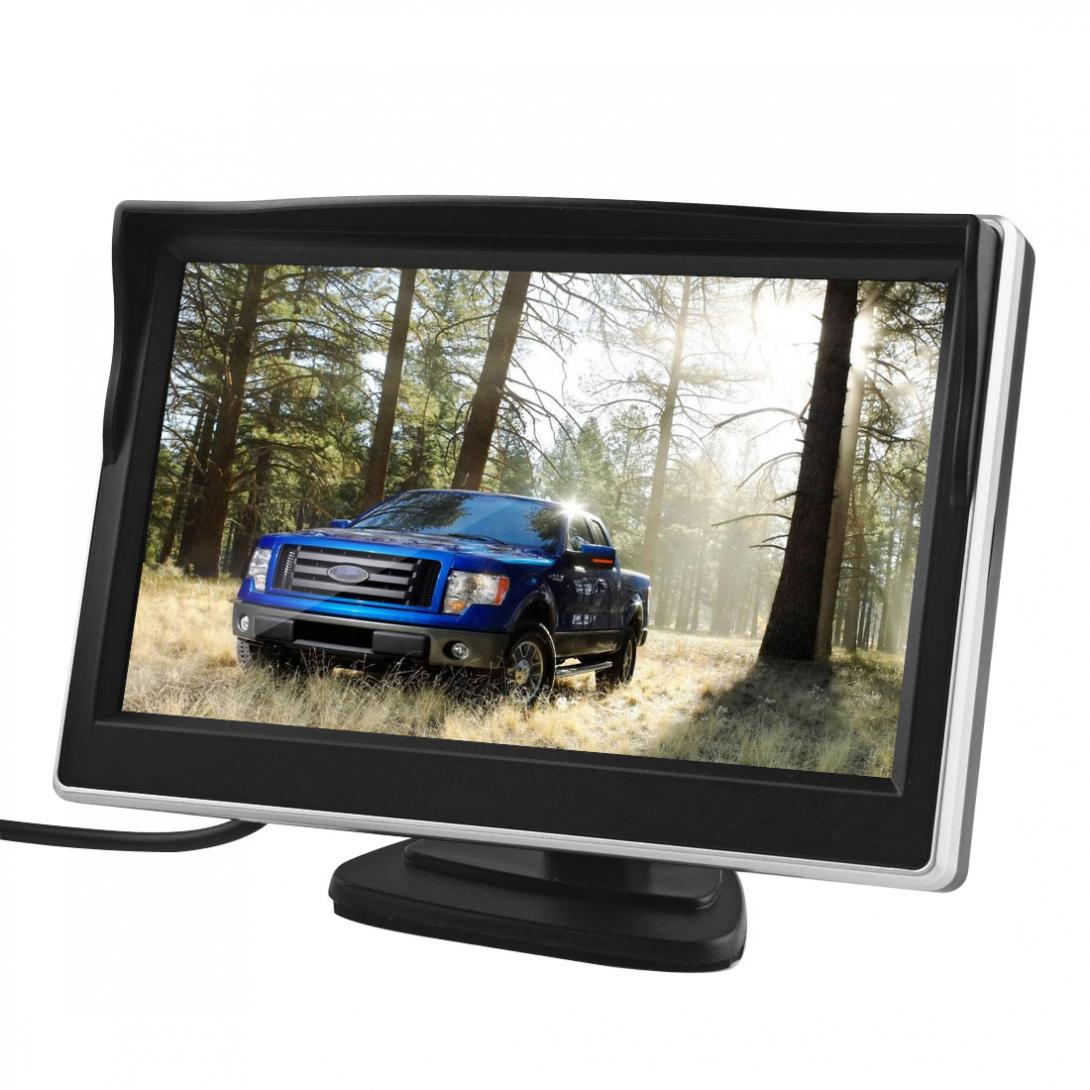 5 Inch Tft Lcd Car Rear View Monitor 480X272 Hd Digitale Kleur Auto Achteruitkijkspiegel Reverse Monitor Ondersteuning vcd Dvd Gps Camera