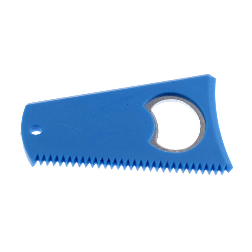 Durable Surfboard Skimboard Surf Wax Comb&amp; Scraper Remover With Lanyard Hole