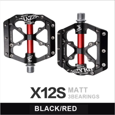Pedales planos de aluminio ultralivianos para bicicletas de montaña, con 3 rodamientos y sellado Universal, Ciclismo de Carretera: E