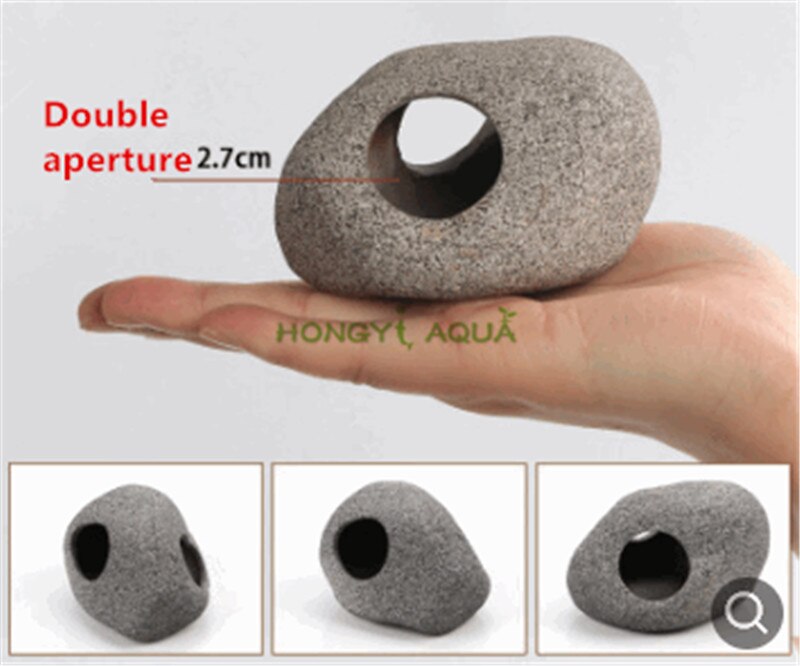 Fish tank landscaping Clay pot Shrimp Cixi Dodging tank Breeding fish nest Shaped rock Aquarium supplies