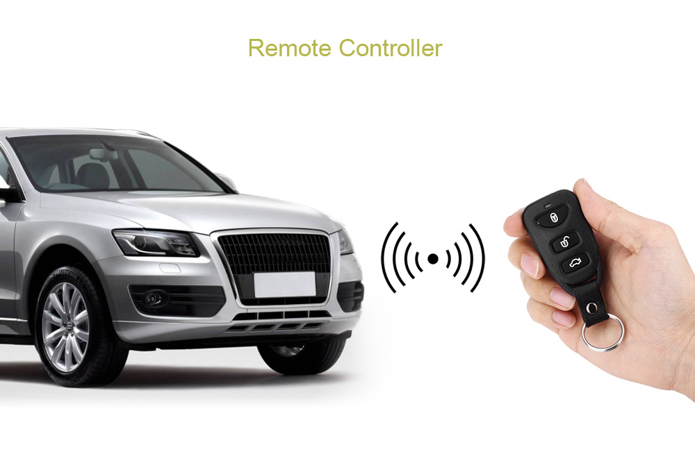 Car Auto Remote Control Central Locking Kit For KIA Car Door Lock Keyless Entry System With Trunk Release Button