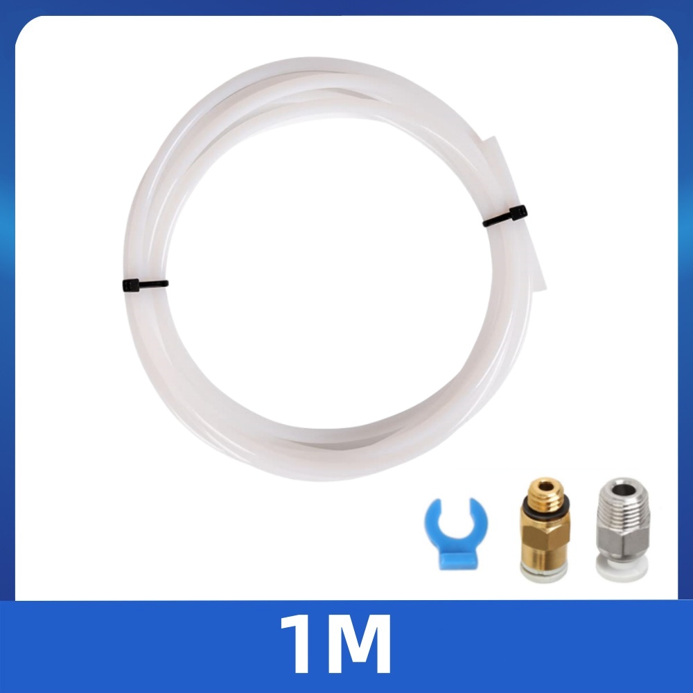 kit di accessori per tubi in PTFE serie Creality K1 con stampante 3D resistente al calore con filamento in PTFE da 1 M/2 M per K1/K1 Max/K1C/Ender 3 V3: Argento