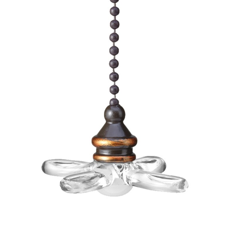 2 pcs Lamp Pull Chains Ceiling Fan Light Pull Chain Connector Home Wedding Decor 95AC