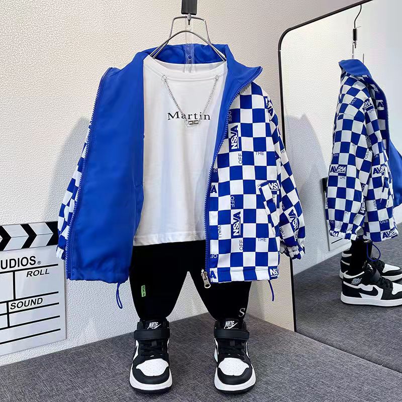 Jungen Jacke Frühling Und Herbst 2022 Neue Kleine freundlicher Hipster Hübscher Kleidung Jungen Frühjahr Baby Jacke
