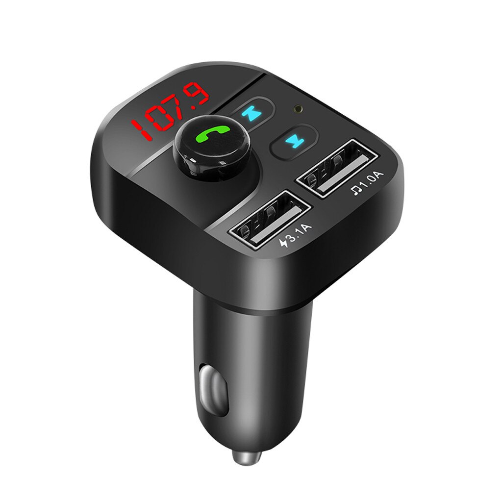 Draadloze Bluetooth Handsfree Auto Accessoires Kit Fm-zender MP3 Speler Dual Usb Charger Auto Mp3 Speler Блютуз В Машину