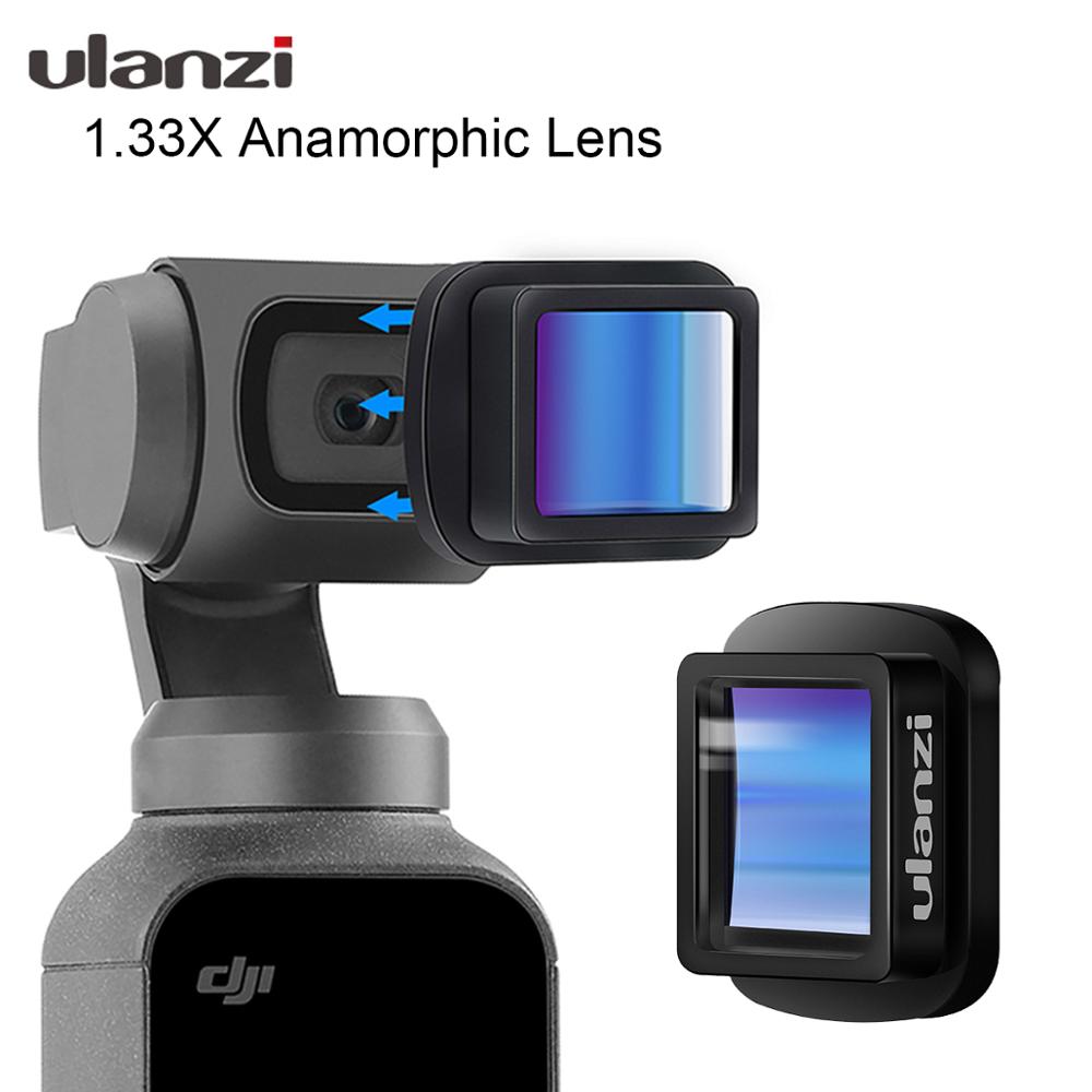 Ulanzi OP-11 Osmo poche 1.33X lentille anamorphe 4K DH objectif grand Angle pour poche DJI Osmo, accessoires de cardan de poche Osmo