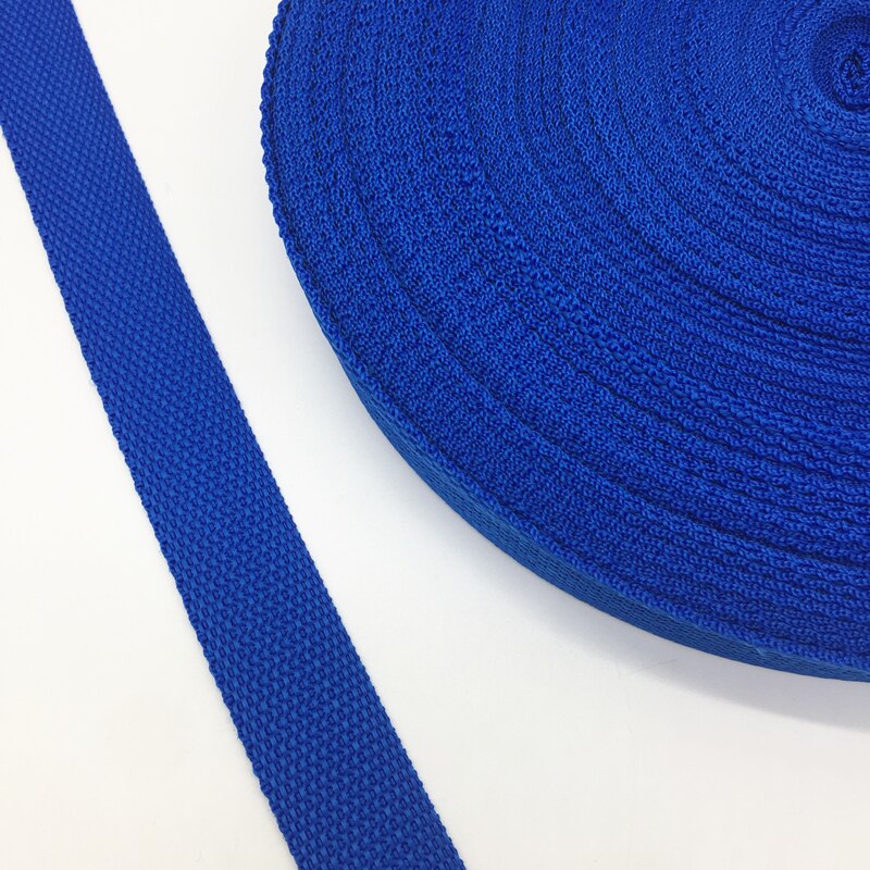 Sangle en Nylon pour sac à dos, 5 Yards, 1 pouce (25mm), accessoires de couture, ceinture: Blue