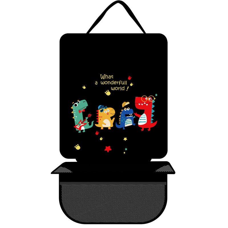 Cojín de asiento de coche antideslizante para niños y bebés, almohadilla protectora de asiento transpirable con dibujos animados, mejorado