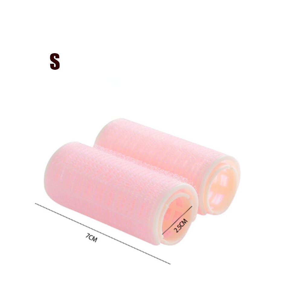 Bangs Hair Curler Clip Roller Waves Air Bangs Hairstyle DIY Salon Curl Create Healthy-looking Magic Curls Without Damaging Hair: Pink S