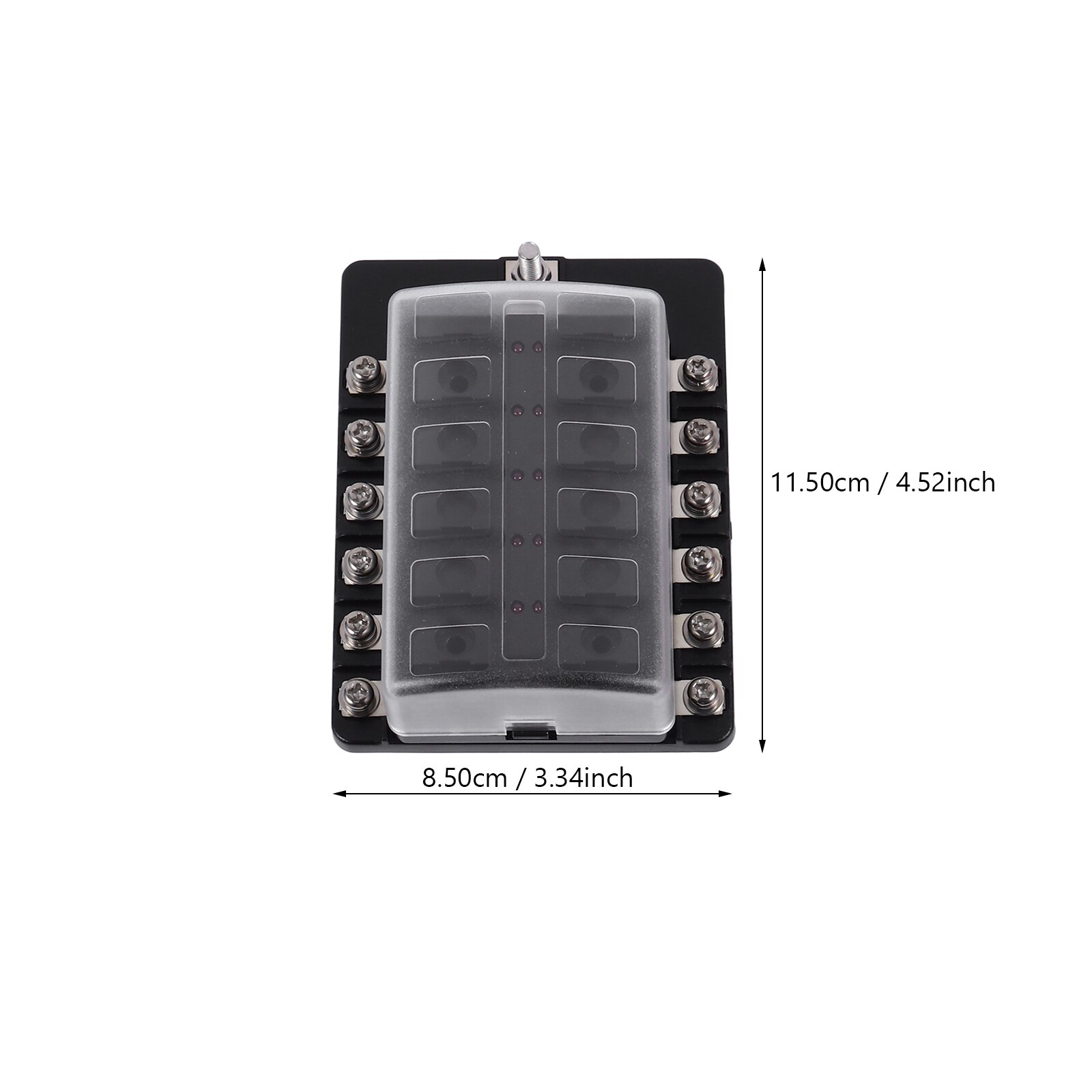 Practical Car Plastic Fuse Box 12 Ways Fuse Holder Fuse Block