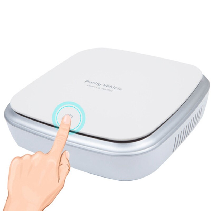 Slimme luchtreiniger met hepa-filter frisse autoluchtreiniger verwijder  pm2.5