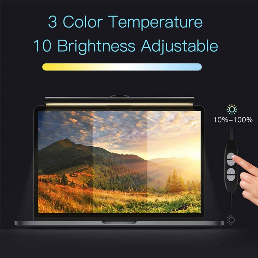 Led Licht Dimbare Usb Screenbar Licht Voor Laptop Computer Pc Monitor Screenbar Opknoping Lichten Lcd Monitor Lamp Lezen Verlichting