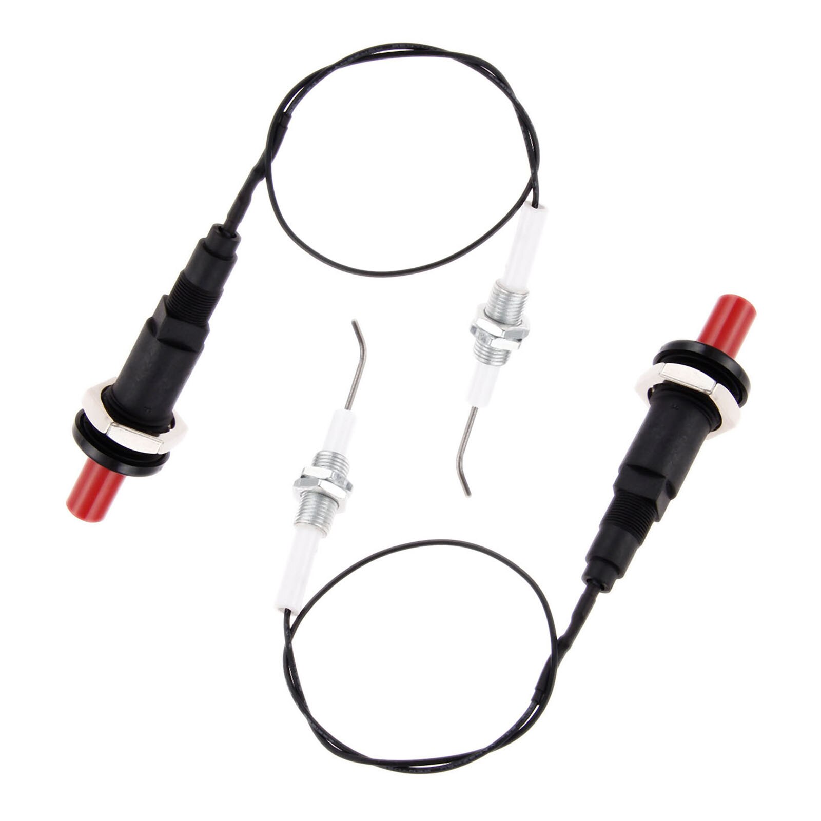 2sets Push Button Spark Ignition Set Generator Piezo Gas Pilot Ignitor Thread M10