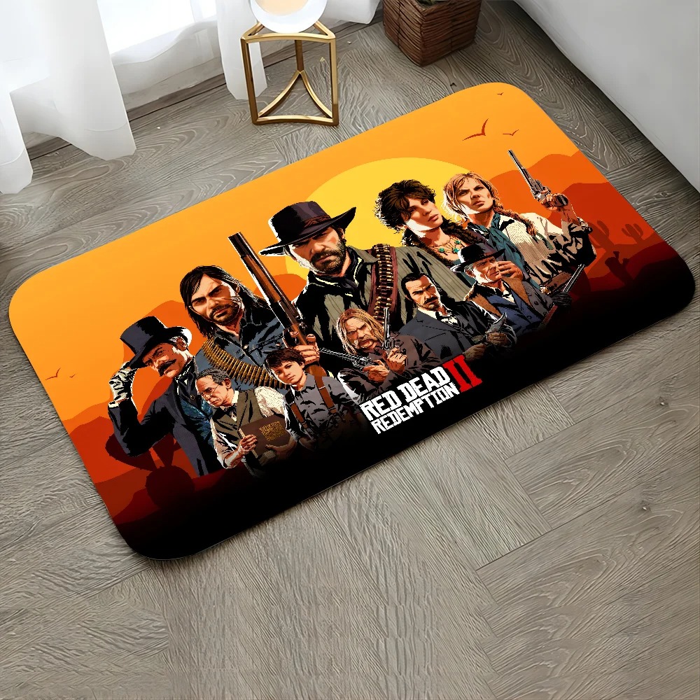 rot tot Erlösung 2-matt Willkommen rutschfester Eingangsteppich für Wohnzimmer, Heimdekoration, Badematten, Boden, waschbare Eingangsteppiche: 45x70cm / Schwarz