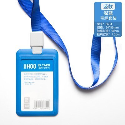 Infällbar märkeshållare id-korthållare med indragbar lanyard liftkortshållare namnskylthållare: 6634 d 6955sl