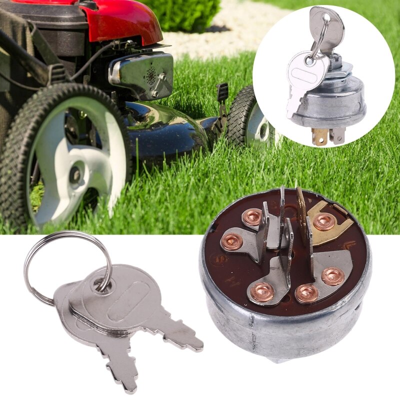 Lawn Mower Tractor Ignition Switch with Keys for Husqvarna-Roper Toro Noma Scag LX0C