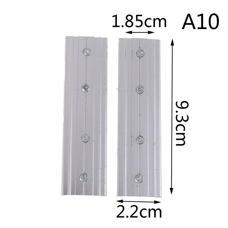 2 kpl verhokiskon liitin splicer alumiiniseos verholiitin: J