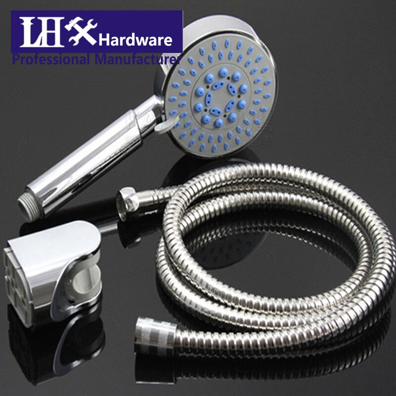 Cabezal de Ducha de mano presurizado, alcachofa de ahorro de agua, ABS cromado, LHX XY91 H
